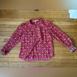 Veronica Beard Abbie Paisley Blouse - Size 6
